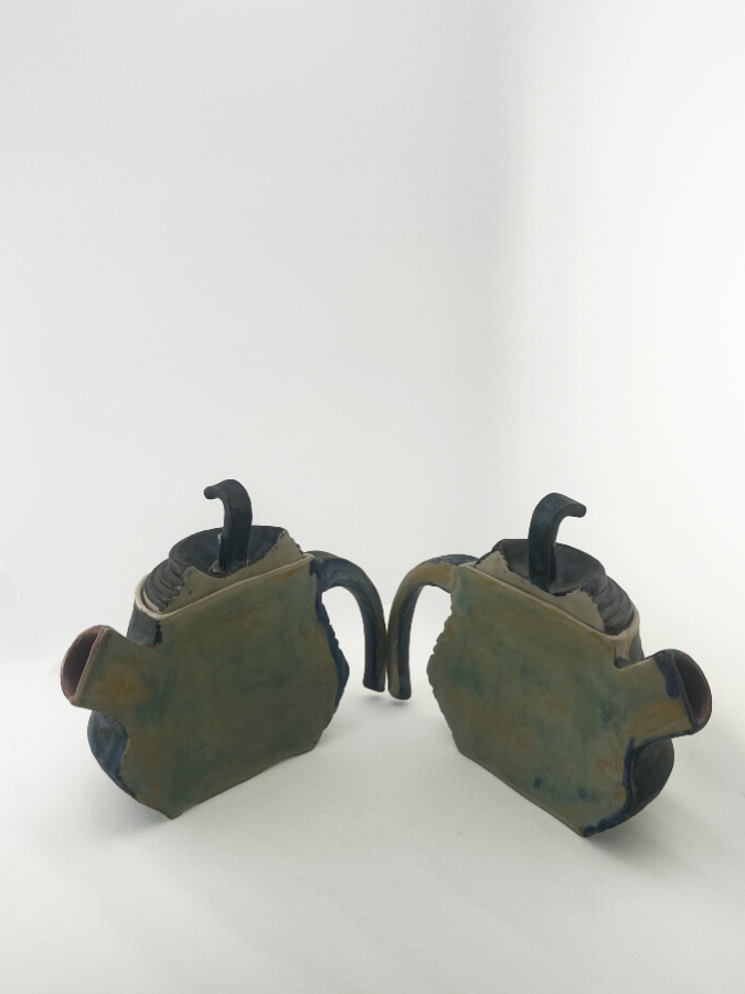 Mirror Half Teapot